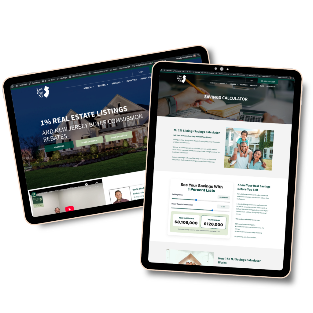 New Jersey Real Estate Website Design