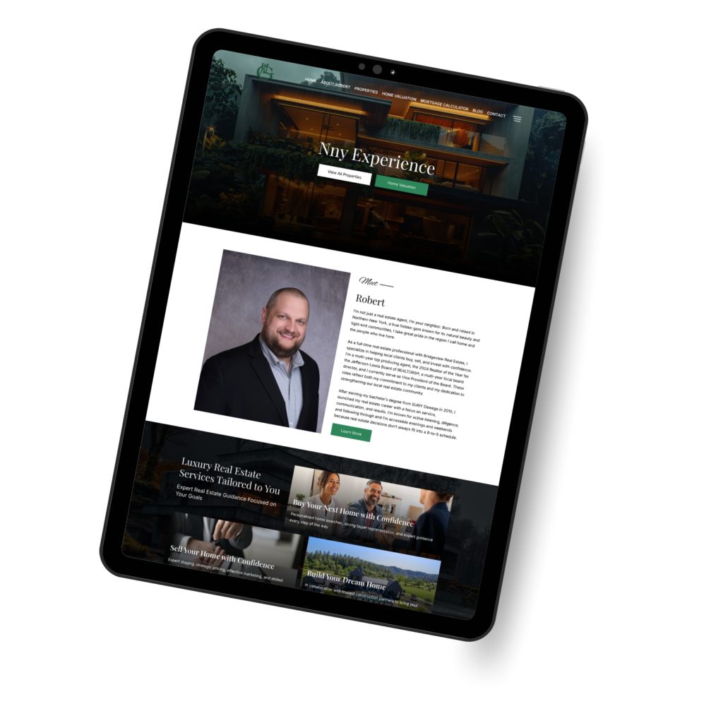 New York Agent Website Design - codreox