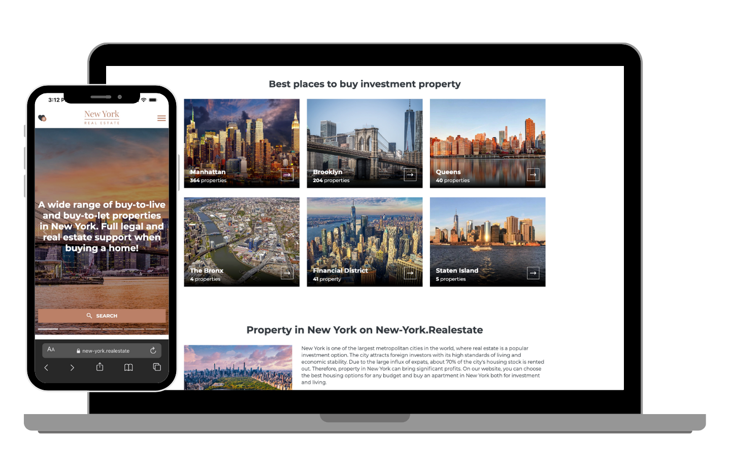 New York Real Estate Agents Website