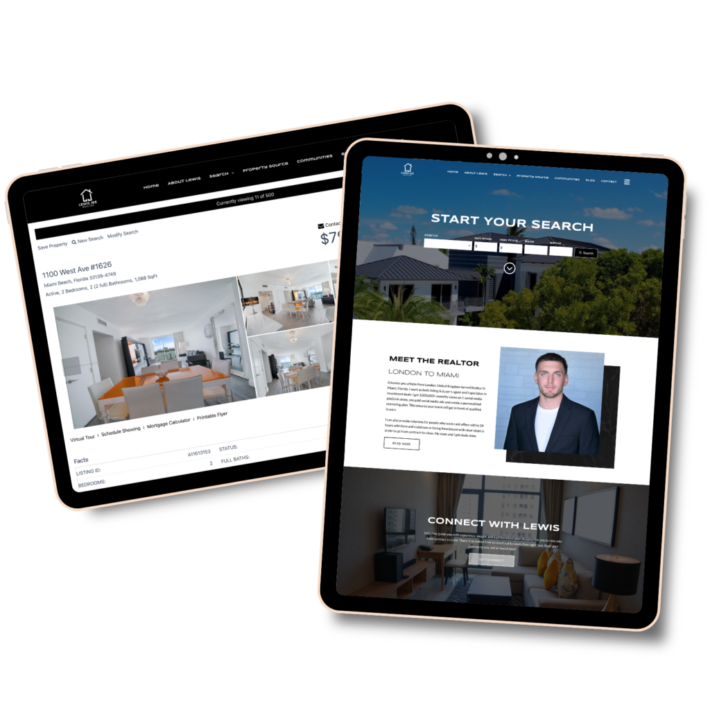 Real Estate Website Design in Miami, Florida - codreox
